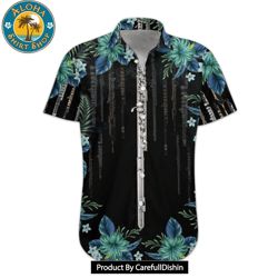 flute hawaii shirt 3d limited edition
