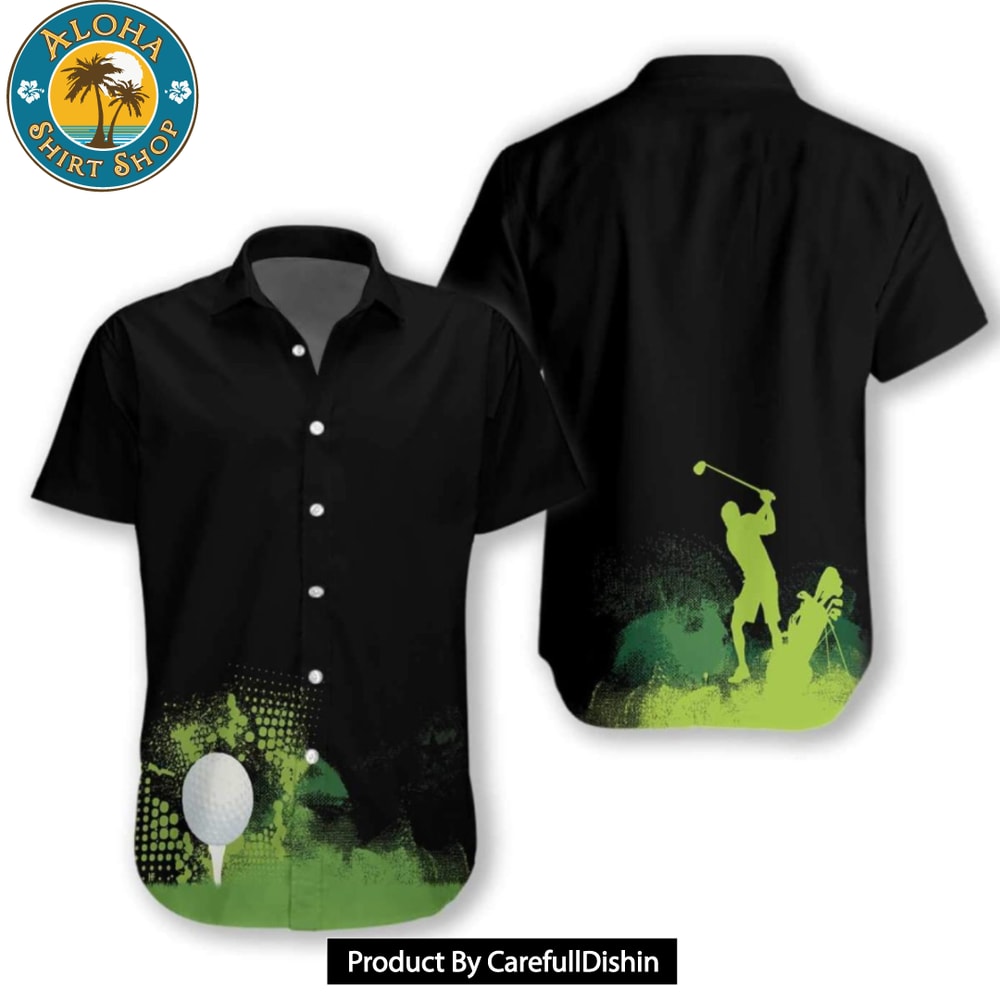 Golf Grunge Graphic Hawaiian Shirt.jpg