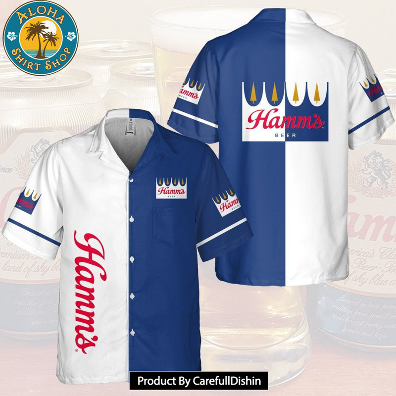 Hamm's Beer All Over Print 3D Hawaiian Shirt.jpg