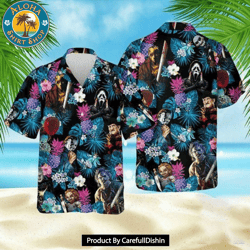 horror movies characters horror serial killers hawaiian shirt