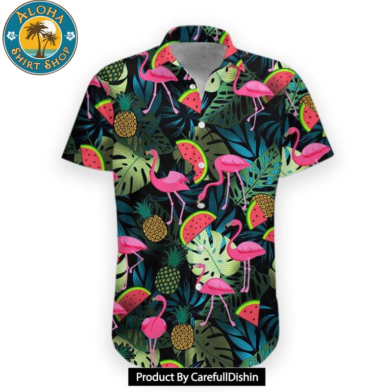 HOT TREND Flamingo Hawaii Shirt 3D Limited Edition.jpg