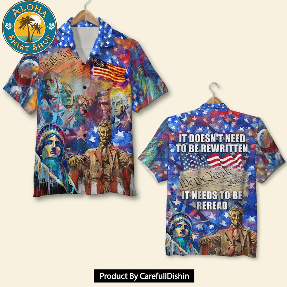 It Doesn't Need To Be Rewritten It Needs To Be Reread, Hawaiian Shirt.jpg