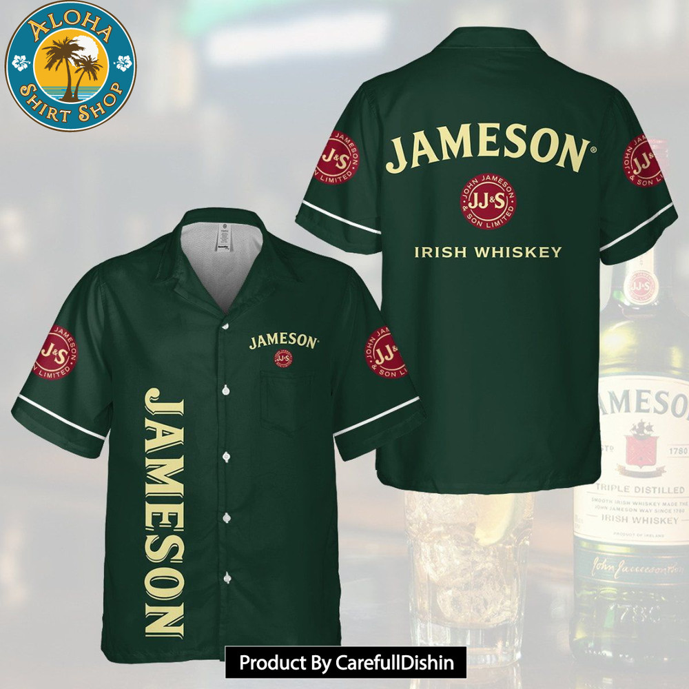 Jameson Irish Whiskey All Over Print 3D Hawaiian Shirt.jpg