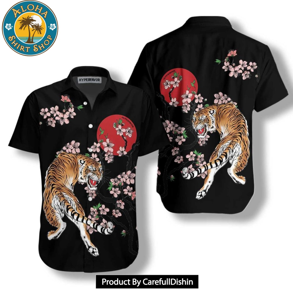Japanese Tiger Sakura Hawaiian Shirt.jpg