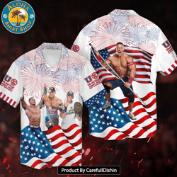 john cena independence day hawaiian shirt