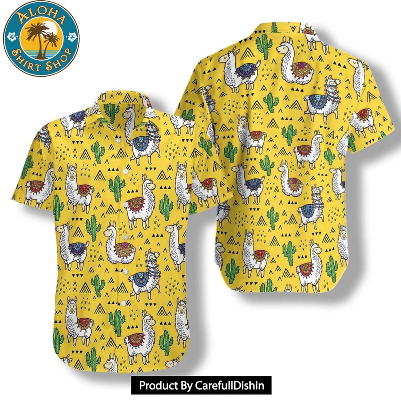 Llamas Cactuses Hawaiian Shirt.jpg