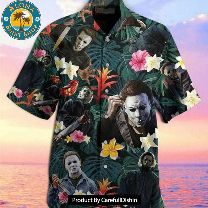Michael Myers Tropical Hawaiian Shirt.jpg