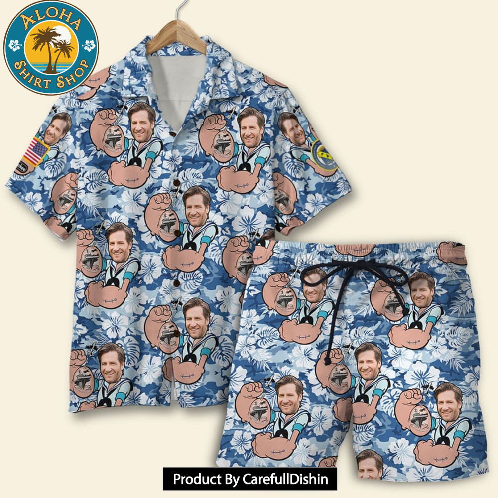 Military Background Hawaiian Shirt, Aloha Shirt and Mens Beach Shorts.jpg