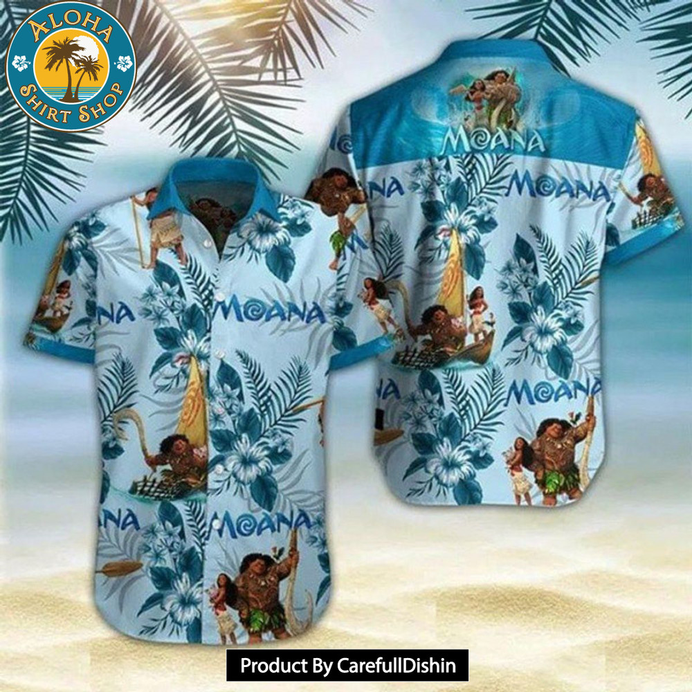 Moana Disney, Moana and Maui Disney Hawaiian Shirt.jpg
