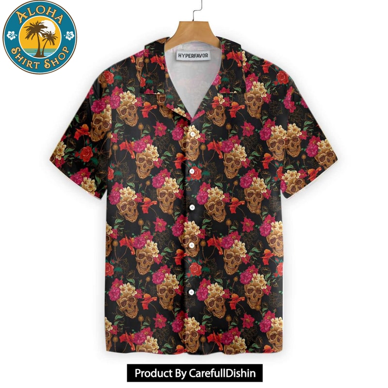 NEW Blooming Skull Hawaiian Shirt.jpg