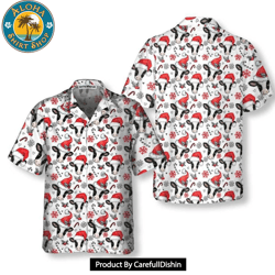 new christmas cow hawaiian shirt