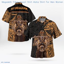 megadeth tribal tropical shirt aloha shirt for men womenbuy no