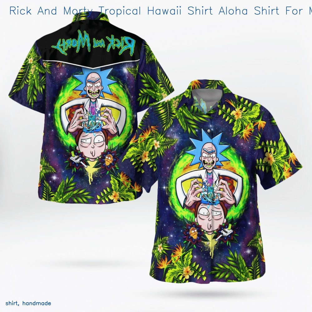 Rick And Morty Tropical Hawaii Shirt Aloha Shirt For Men WomenBuy now etsy.inkhawai-953.jpg