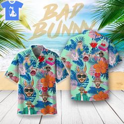 bad bunny hawaiian shirt