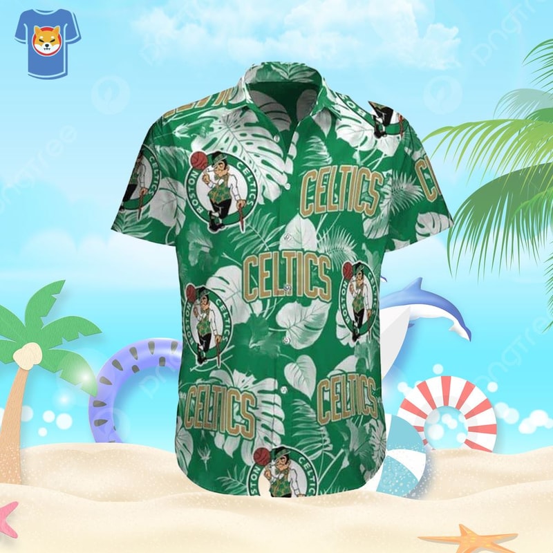 Boston Celtics Hawaiian Shirt Palm Leaves Pattern Beach Gift For Friend.jpg