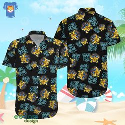 bumblebee transformer hawaiian shirt best summer gift for fans