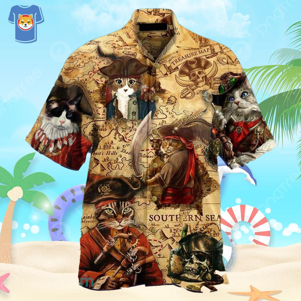 Cat Pirate Amazing Cool Style Hawaiian Shirt For Men And Women.jpg