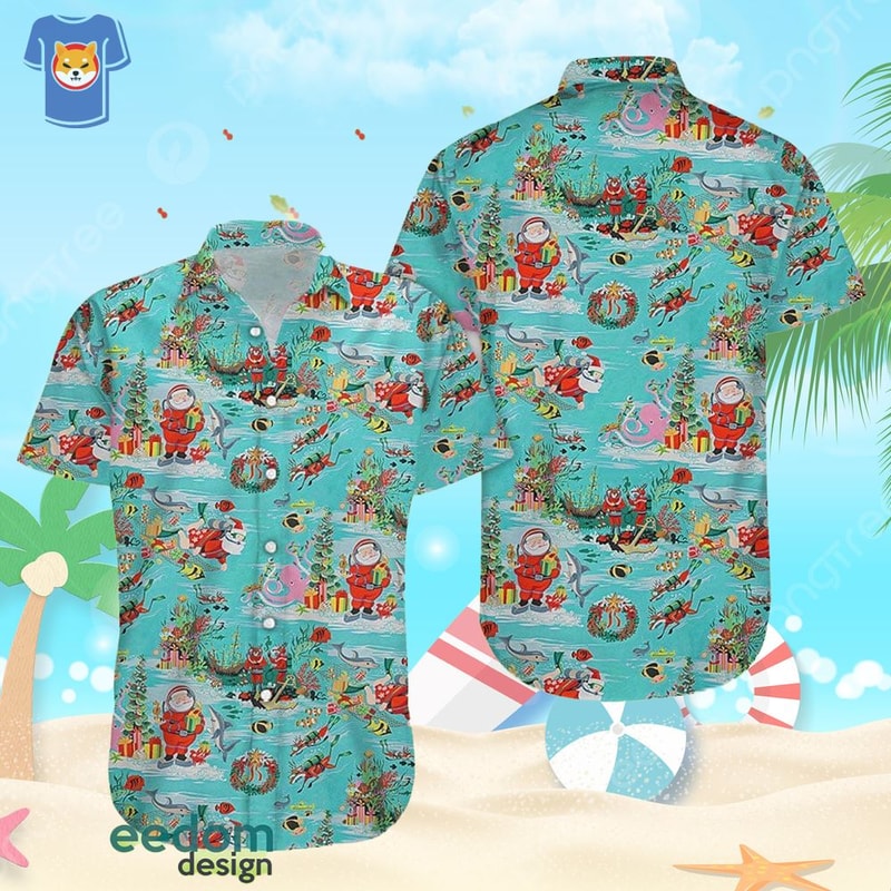 Christmas Beach Shirt Men And Women Gift Hawaiian Shirt.jpg