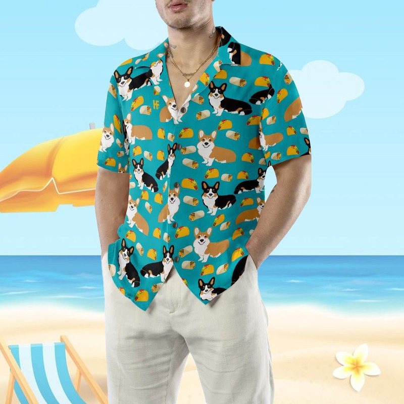 Corgi Foods Cute Hawaiian Shirt.jpg