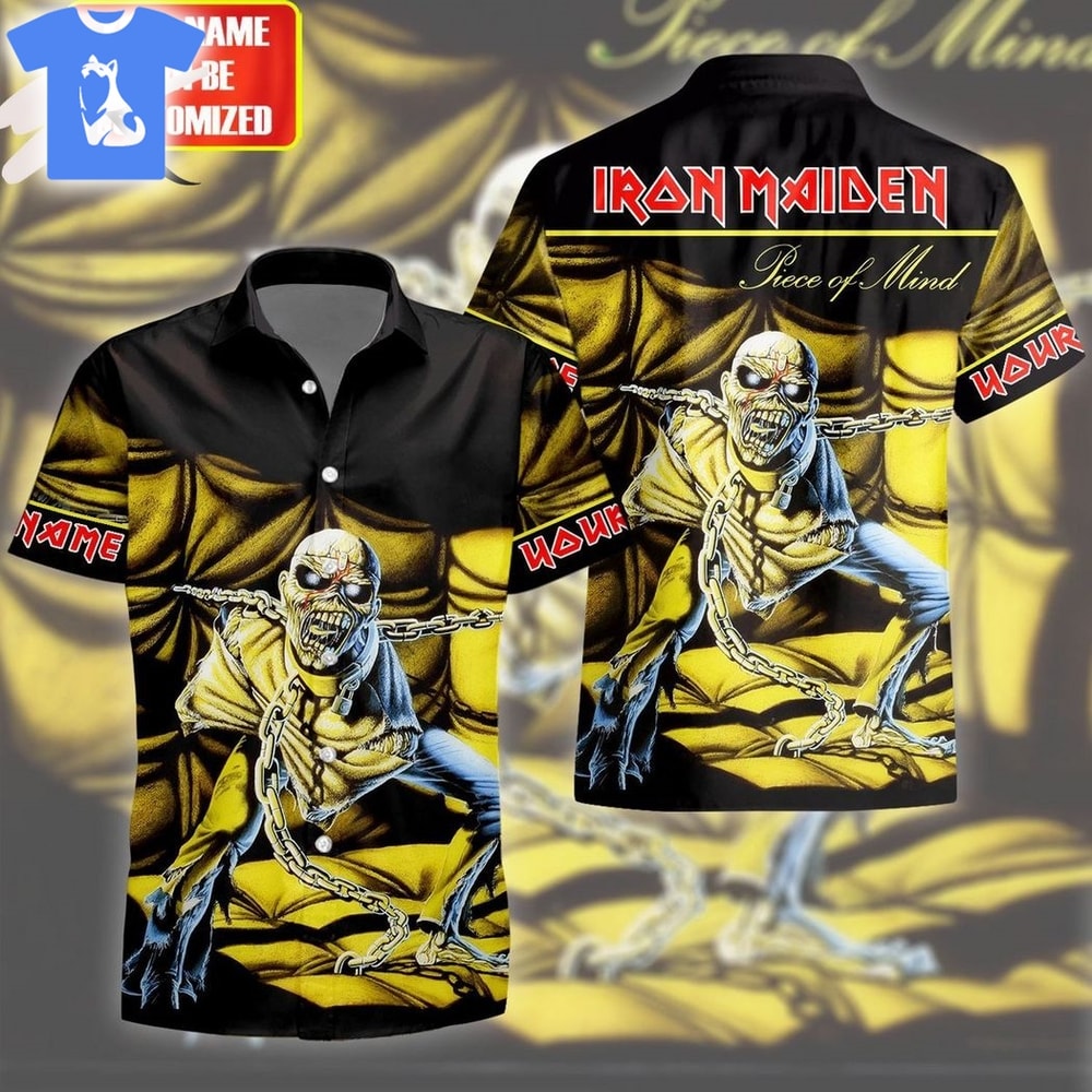 Custom Name Iron Maiden Piece Of Mind Hawaiian Shirt.jpg