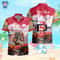 Custom Name San Diego State Aztecs Mens Basketball Sunset Pattern Hawaiian Shirt.jpg