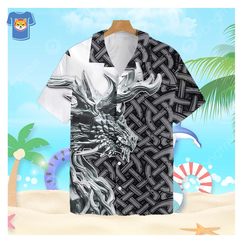 Dragon Celtic Art Hawaiian Shirt New Gift For Men And Women.jpg
