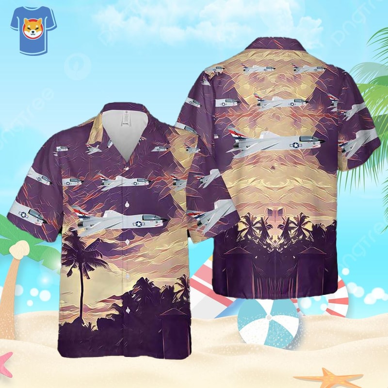 F-8 Crusader Of Vc-10 Challengers Us Navy Hawaiian Shirt For Men And Women.jpg