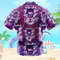 Ghostly Evolution Ghastly Haunter Gengar Pokemon Button Up Hawaiian Shirt.jpg