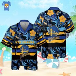 golden state warriors national basketball association hawaiian shirt