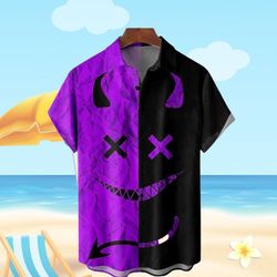 halloween ghost hawaiian shirt