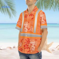 hi vis hawaiian shirt
