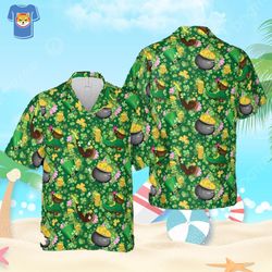 irish st patricks day style 3 hawaiian shirt for men and women