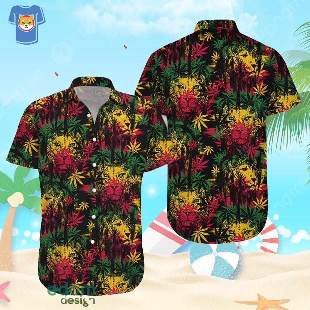 Lion Hawaiian Shirt Best Summer Gift For Fans.jpg