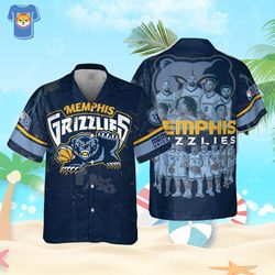 memphis grizzlies national basketball association 2023 hawaiian shirt