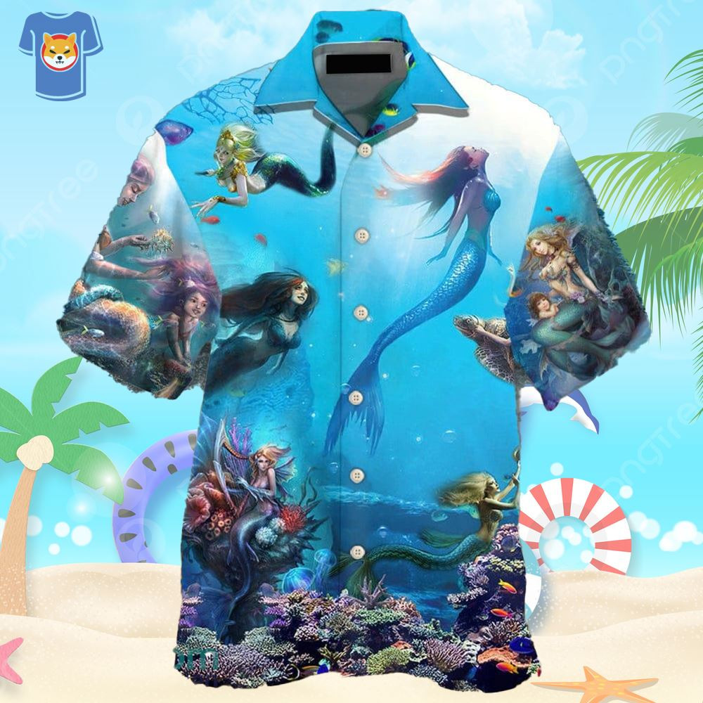Mermaid Ocean Life Hawaiian Shirt For Men And Women.jpg