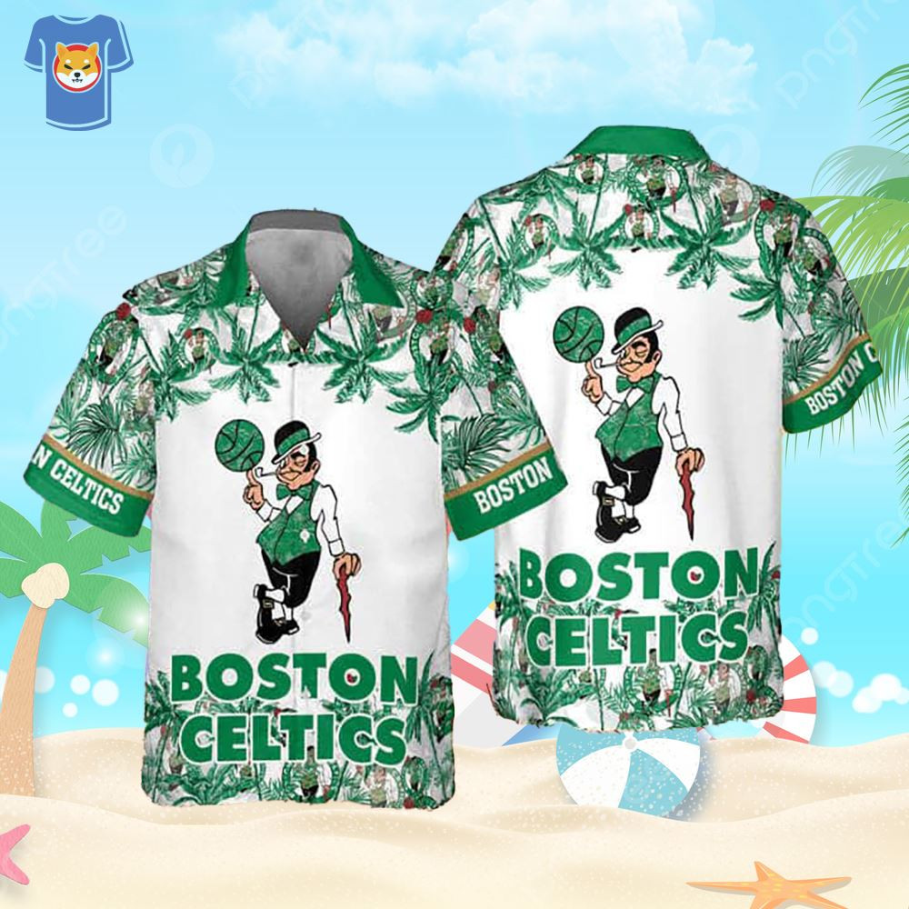 Nba Boston Celtics Hawaiian Shirt Palm Trees Beach Vacation Gift.jpg