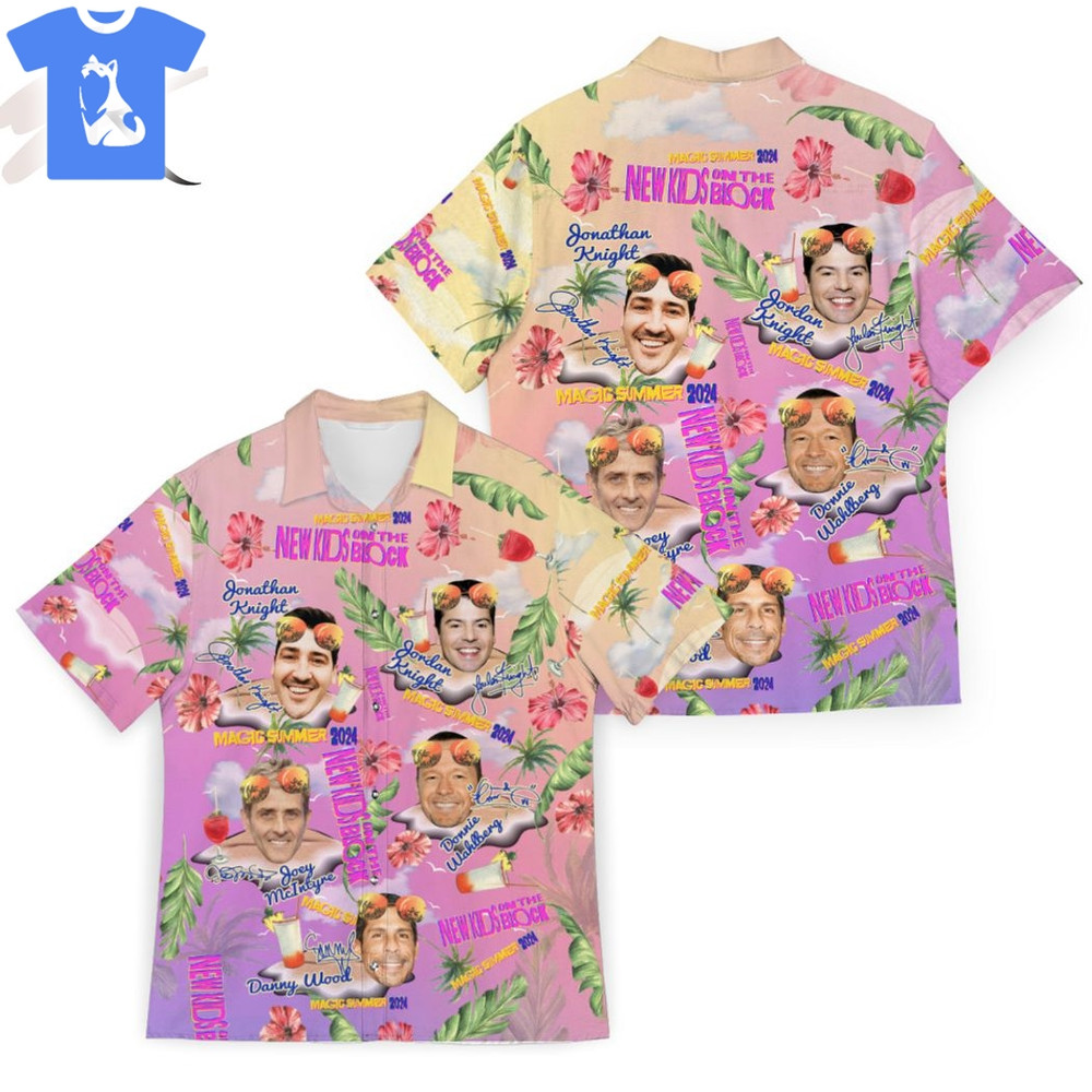 New Kids On The Block Magic Summer 2024 Hawaiian Shirt.jpg