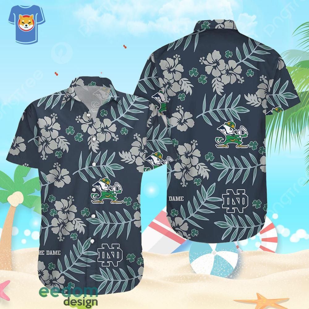 Notre Dame Fighting Irish Hawaii Aloha Beach Gift Hawaiian Shirt For Men And Women.jpg