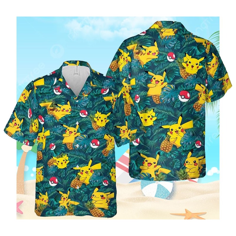 Pokemon Anime Hawaiian Shirt For Men.jpg