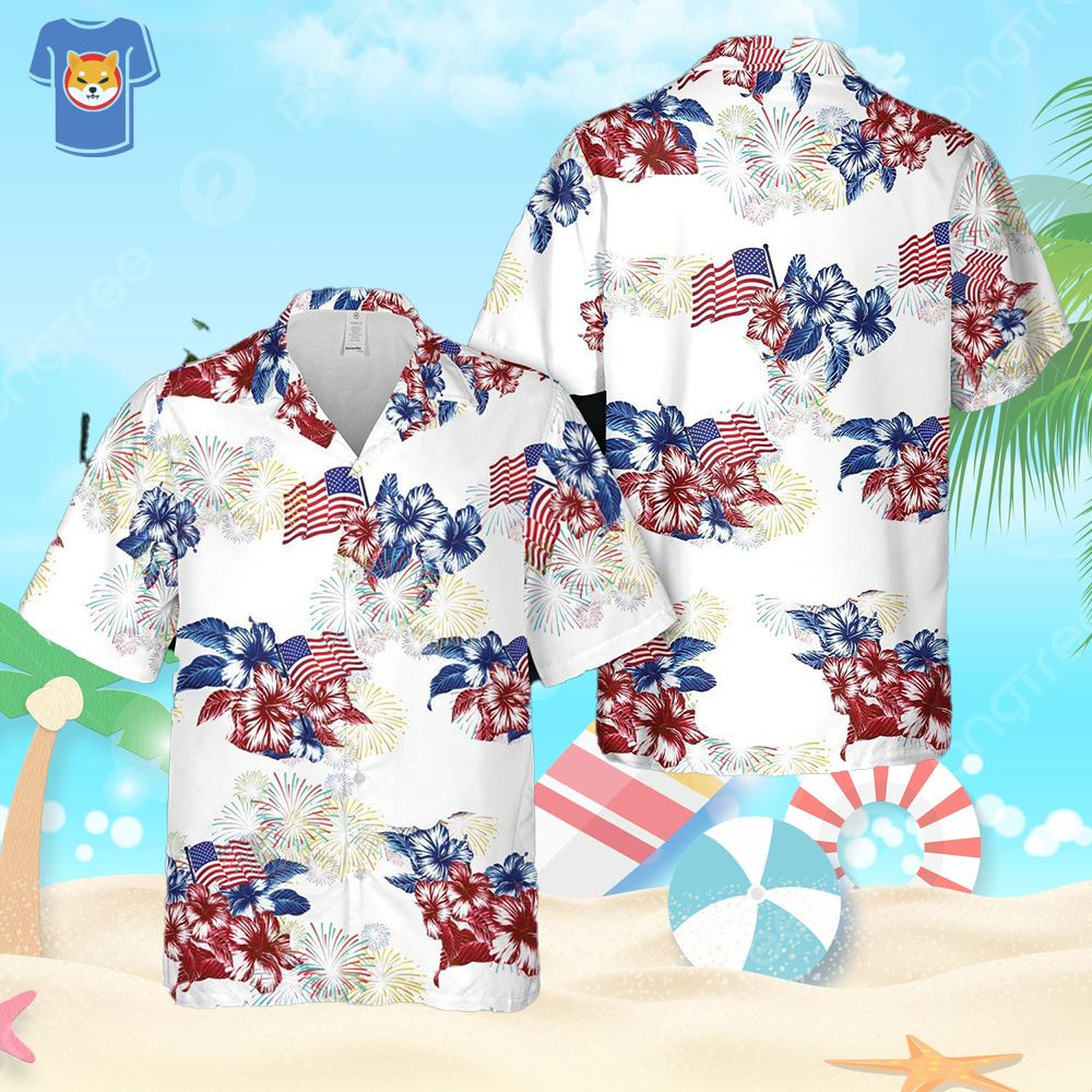 Red White And Blue 4th Of July Hawaiian Shirt For Men And Women.jpg
