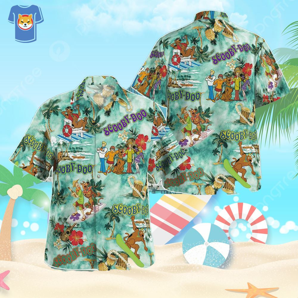 Scooby Doo Tropical Hawaiian Shirt Aloha Shirt For Men Women.jpg