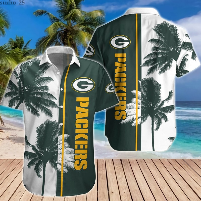 Packers Hawaiian Shirt Summer Wear ButtonDown Shirts Beach.jpg