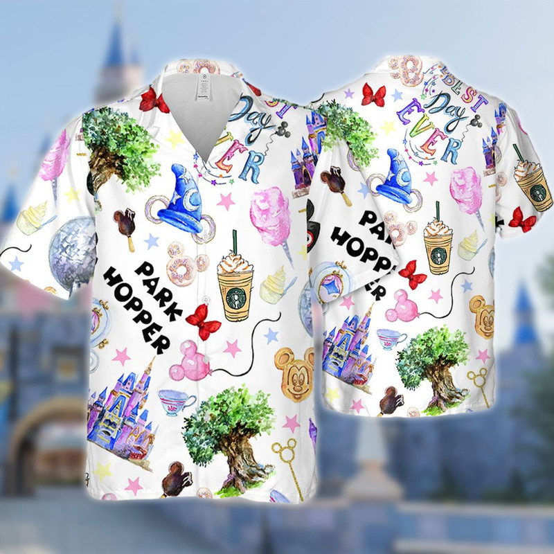 Best Day Ever Aloha Shirt, Famous Mouse Wizard 3D All Over Printed Hawaiian Shirt, Theme Park Summer Trip Matching Summer Vacation Shirt.jpg