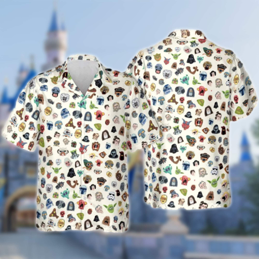 Universe Hawaii Beach Shirt, Universe Movie Button Up Shirt, Galaxy Hawaiian Shirt, Funny Shirt Gift, Cute Character 3D All Over Print Shirt.jpg