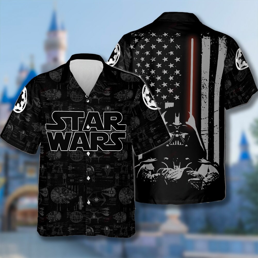 Villain Warrior Hawaiian Shirt, Science Fiction Aloha Shirt, America Flag Beach Shirt, Summer Vibe Shirt, Hawaii Trip Matching Shirt.jpg