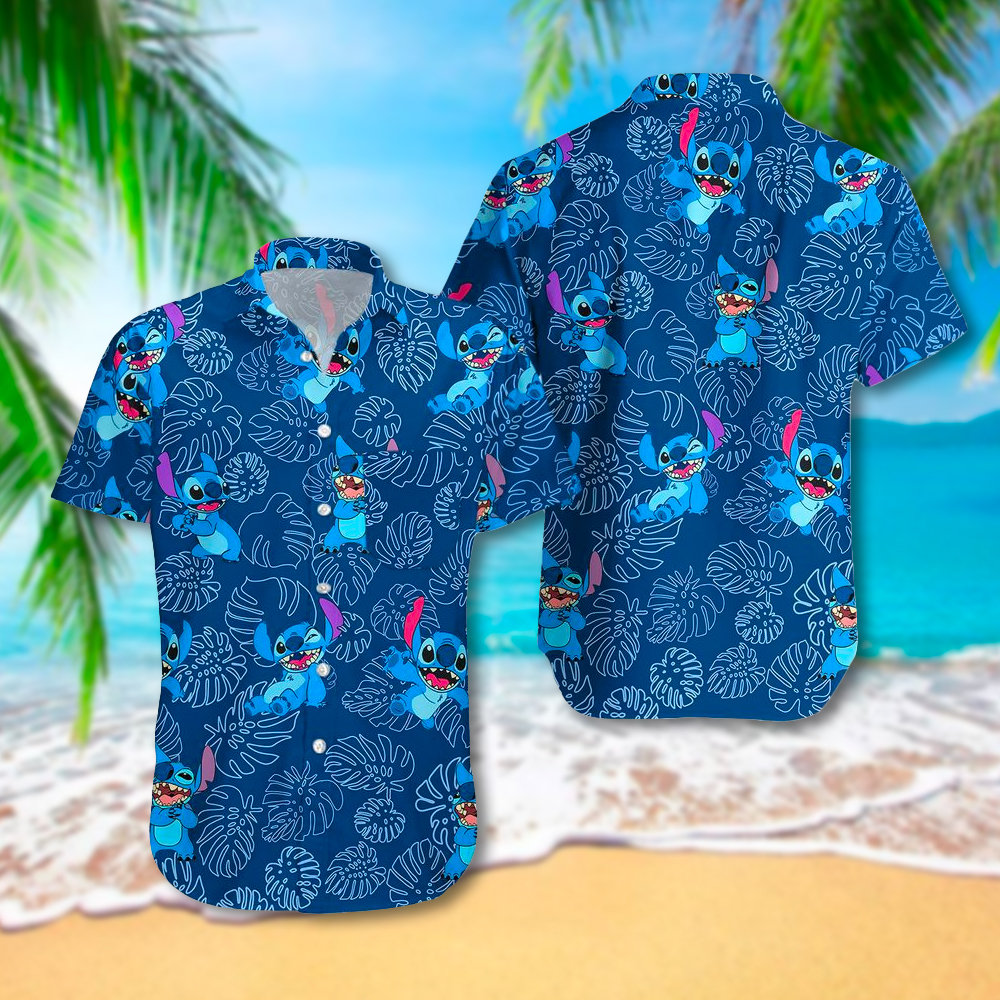 Iconic Monster And Friend Character 3D All Over Printed Hawaiian Shirt, Naughty Alien Summer Shirt, Blue Alien Hawaii Summer Shirt.jpg