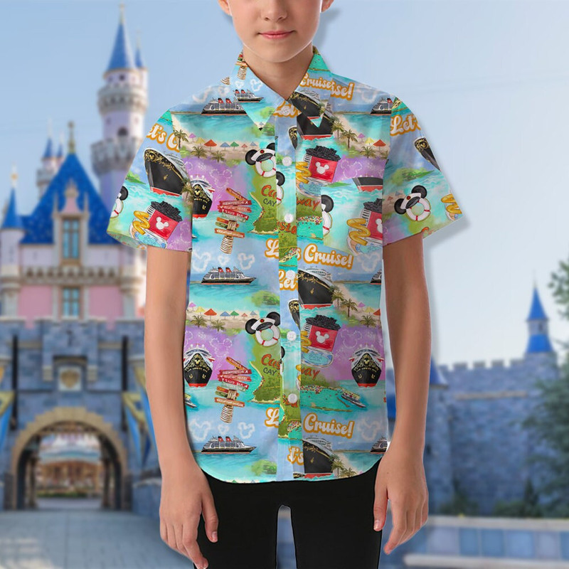 King Of The Sea 3D All Over Printed Hawaiian Shirt, Mermaid King And The Crab Button Up Shirt, Mermaid Matching Summer Vacation Shirt.jpg