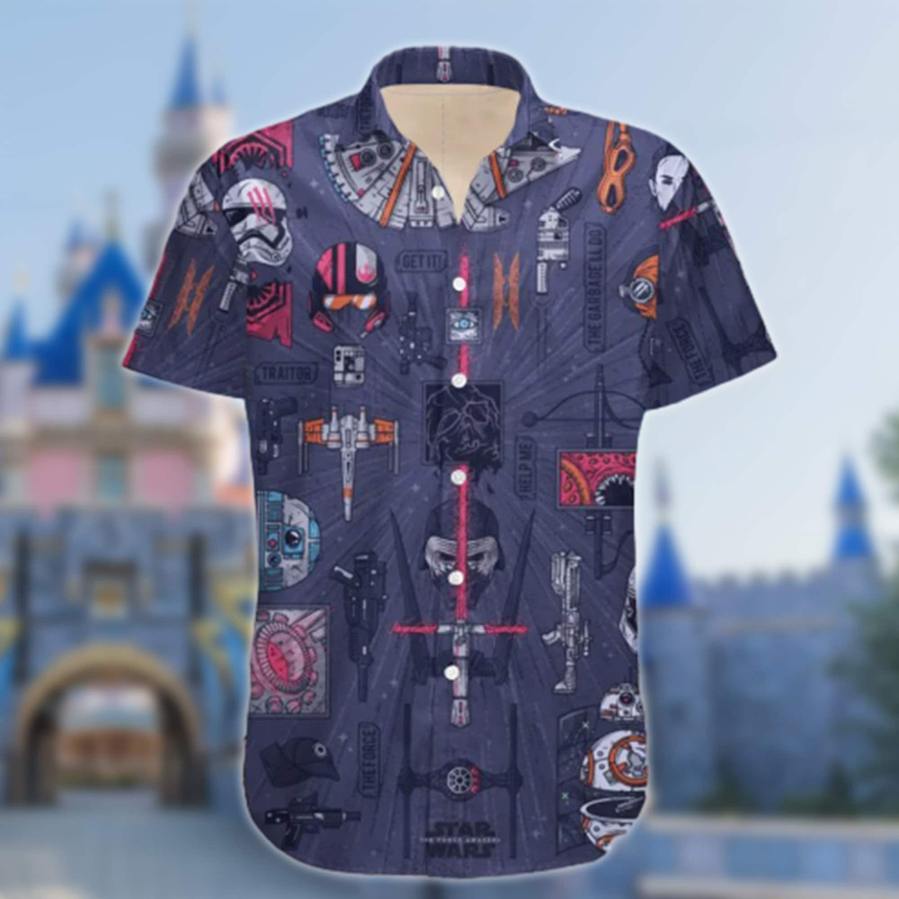 Tropical Shirt Villain Warrior 3D All Over Print Shirt, Space Movie Robot Hawaii Beach Shirt, Summer Button Up Shirt, Galaxy Characters.jpg
