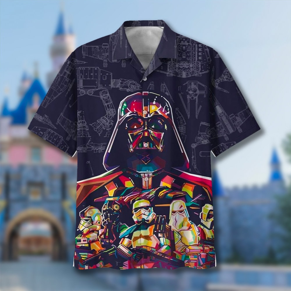 Villain Warrior Hawaiian Shirt, Space Galactic Aloha Shirt, Villain Warrior Beach Shirt, Summer Vibe Shirt, Hawaii Trip Matching Shirt.jpg