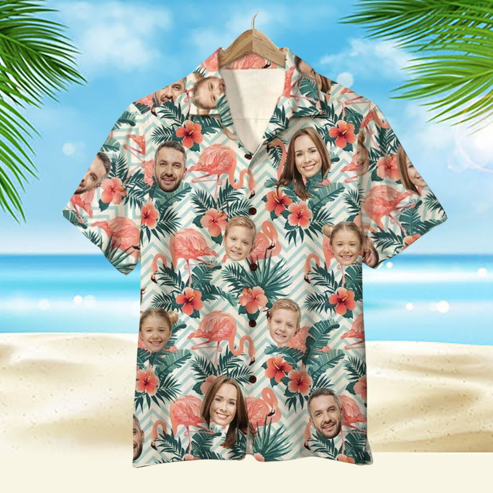 Bachelor Party Custom Canine Face Hawaiian Summer Shirt 80s, Hawaii Shirt Photo Hawaiian Shirt for Men Beach Party Aloha Shirt Gift for Dad.jpg